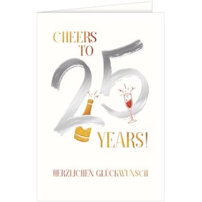 Glückwunschkarte HANRA Silberhochzeit