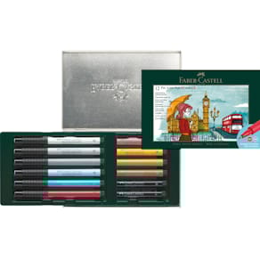 Geschenkset Faber-Castell Pitt Artist Pen, 12-teilig, London