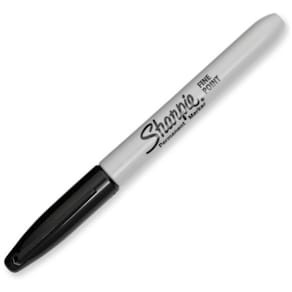 Märkpenna SHARPIE F svart v.pack 20+4/fp