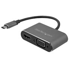 StarTech.com USB-C till VGA- och HDMI-adapter - 2-i-1 - 4K 30 Hz