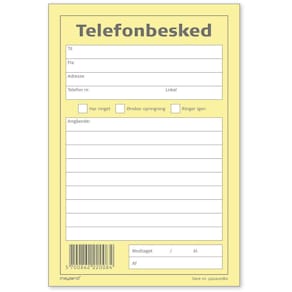 Standardblok Mayland højformat 100x148 mm, hvid, 10 stk