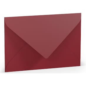 Briefumschlag Rössler Paperado, B6, SF, rosso