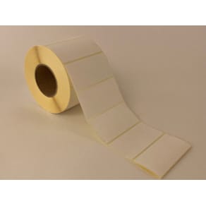 Thermoetikett 70x34 mm kärna 40 mm 1000st/rl
