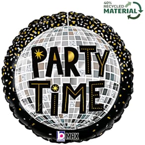 Folienballon GRABO Party Time Disco, 46 cm
