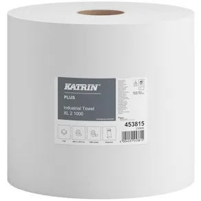 Industritorkrulle KATRIN Plus XL2 Vit, 2-lag, 380m, 2rl