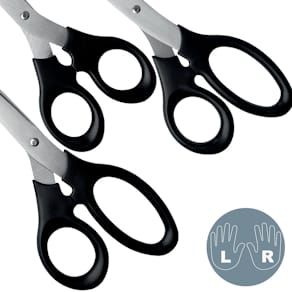Schere Leitz Edelstahl Set, 165/185/200 mm, schwarz, 3 Stück