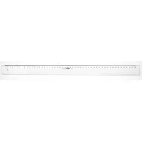 Linjal klar plast M+R 50cm