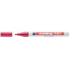 Lackmarker edding 751, 1-2 mm, rot