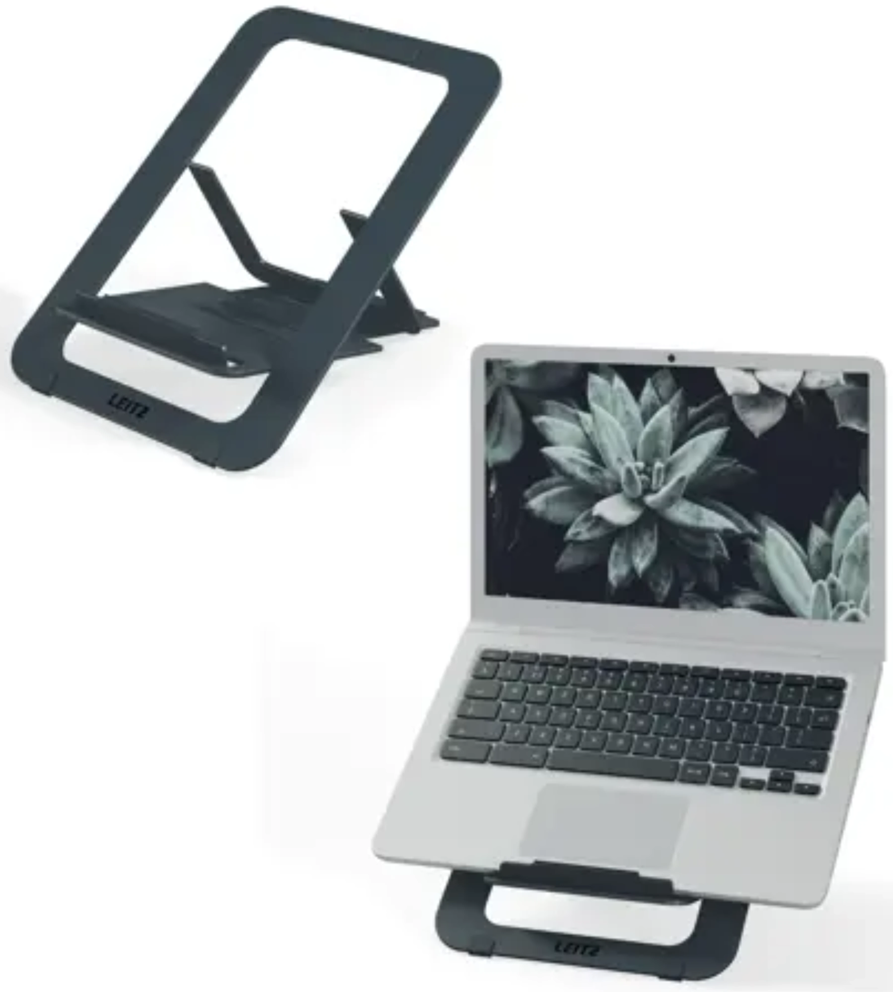 Leitz Ergo Aluminium Ultra-Flat Justerbart Laptopställ