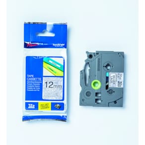 Brother 12mm x 4m Silver lace pattern tape