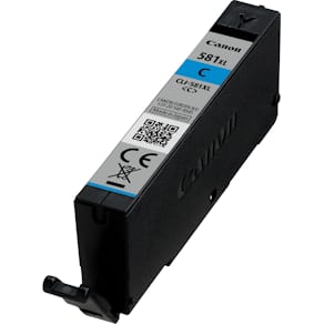 CLI-581XL cyan ink cartridge blistered w/alarm