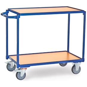 Tischwagen Fetra, 2 Böden, Buche