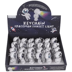 Schlüsselanhänger Out of the Blue Spacemen, weiß