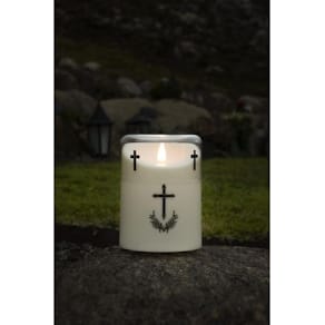 Gravljus KONSTSMIDE Kors LED 10,6x14,8cm