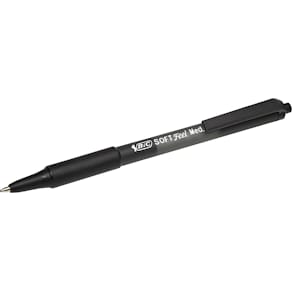 Bic Soft Feel Clic Grip kulpenna svart