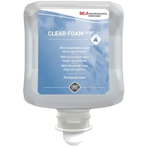 Skumsæbe Deb Clear Foam Pure påfyldning til dispenser