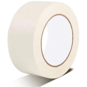 Afplaktape ft, 19 mm x 50 m, wit/crème