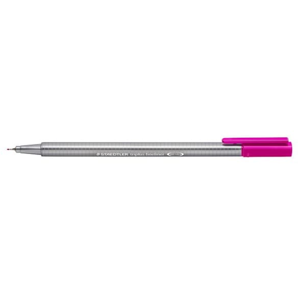 Fiberpenn STAEDTLER Triplus 0,3mm rosa 10st