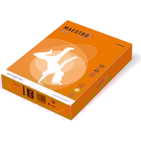 Kopierpapier Maestro Color Pastell, A4, 120 g/m², orange, 250 Bl.
