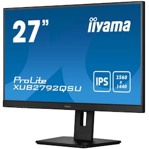 Monitor iiyama ProLite XUB2792QSU-B5, 27 Zoll, 2560x1440, HDMI/VG