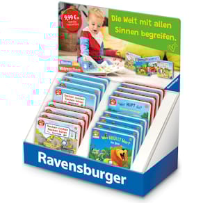 Soundbuch Ravensburger, 4 Titel, 16 Exemplare, Verkaufskassette