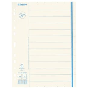 Pärmregister JOPA Papper A4 Otryckt, 12 flikar, 10st