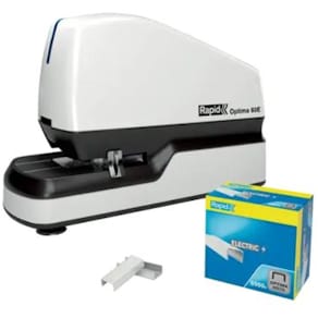 Elhäftare RAPID Optima 60E vit/svart