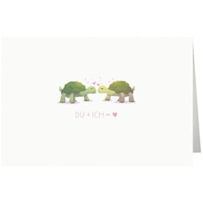 Valentinskarte, Set mit Umschlägen, 17 x 11,5 cm, 5 Stück