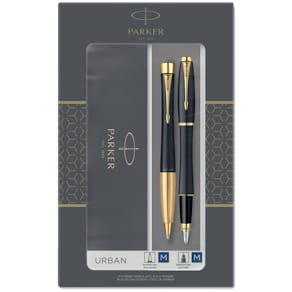 Geschenkset Parker Urban Muted Black, 2-teilig, schwarz/gold, mit