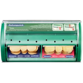 Pflasterspender Salvequick, grün (nicht gefüllt)