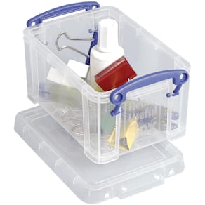 Opbergdoos Really Useful Box, 0,7 liter, transparant
