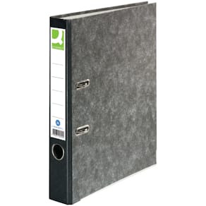 Ordner Q-CONNECT, Pappe, A4, 50 mm, schwarz