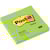 Memoblok Post-it Notes, 100 vel, 76 x 76 mm, neongroen