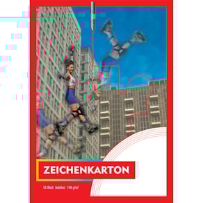 Zeichenkartonblock PVP, A4, 190 g/m²