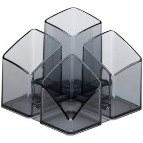 Schreibtischköcher HAN Scala, transparent-grau