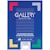 Etiketten Gallery, wit, 210 x 297 mm, rechte hoeken
