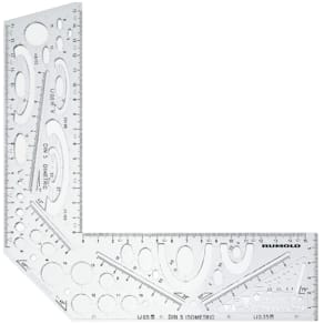 Perspektiveck Rumold Techno 354110, glasklar