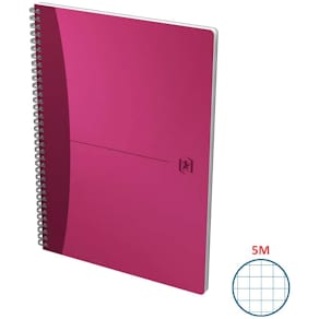 Spiralbuch Oxford, A4, 90 Blatt, kariert