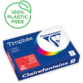 Kopierpapier Clairefontaine Trophee, A4, 80g, 500Bl, korallenrot