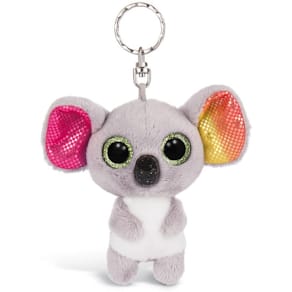 Schlüsselanhänger NICI Koala Miss Crayon, grau/weiß, Glubschis