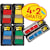 Indexmarker Post-it Index Standaard, 25 mm x 43,2 mm, voordeelpak