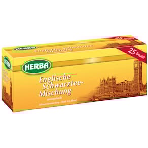 Schwarztee-Mischung HERBA Englisch, 25 x 1,5 g (unverpackt)