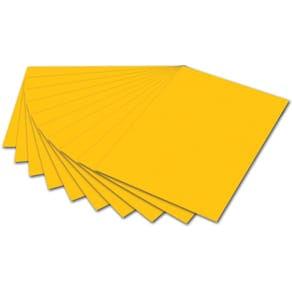 Fotokarton Folia, A4, goldgelb, 300 g/m², 50 Blatt