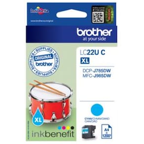 Blekk BROTHER LC22UC cyan