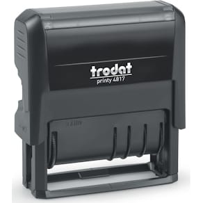 Tekststempel met datum Trodat Printy 4817, Nederlands