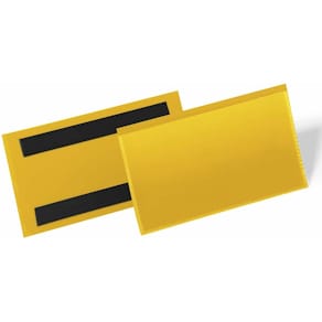 Magnetlomme Durable 67 x 150 mm, gul
