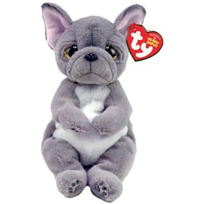 Plüschfigur TY Wilfred, Hund, grau