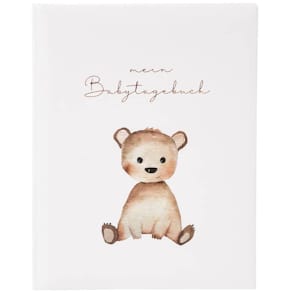 Babytagebuch GOLDBUCH Teddybär, 44 Seiten, Leinenstruktur