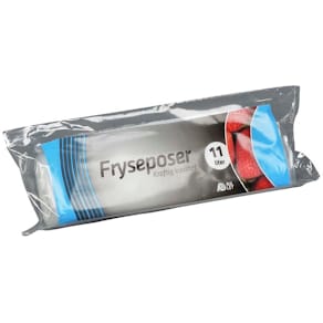 Fryseposer 32 µm LDPE 290x540 mm, fødevaregodkendt, rulle á 10