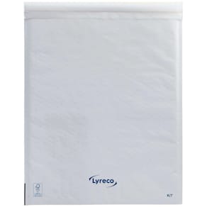 Bubbelpåse LYRECO 350x470mm vit 50/fp